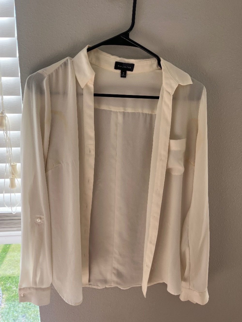 The Limited white blouse